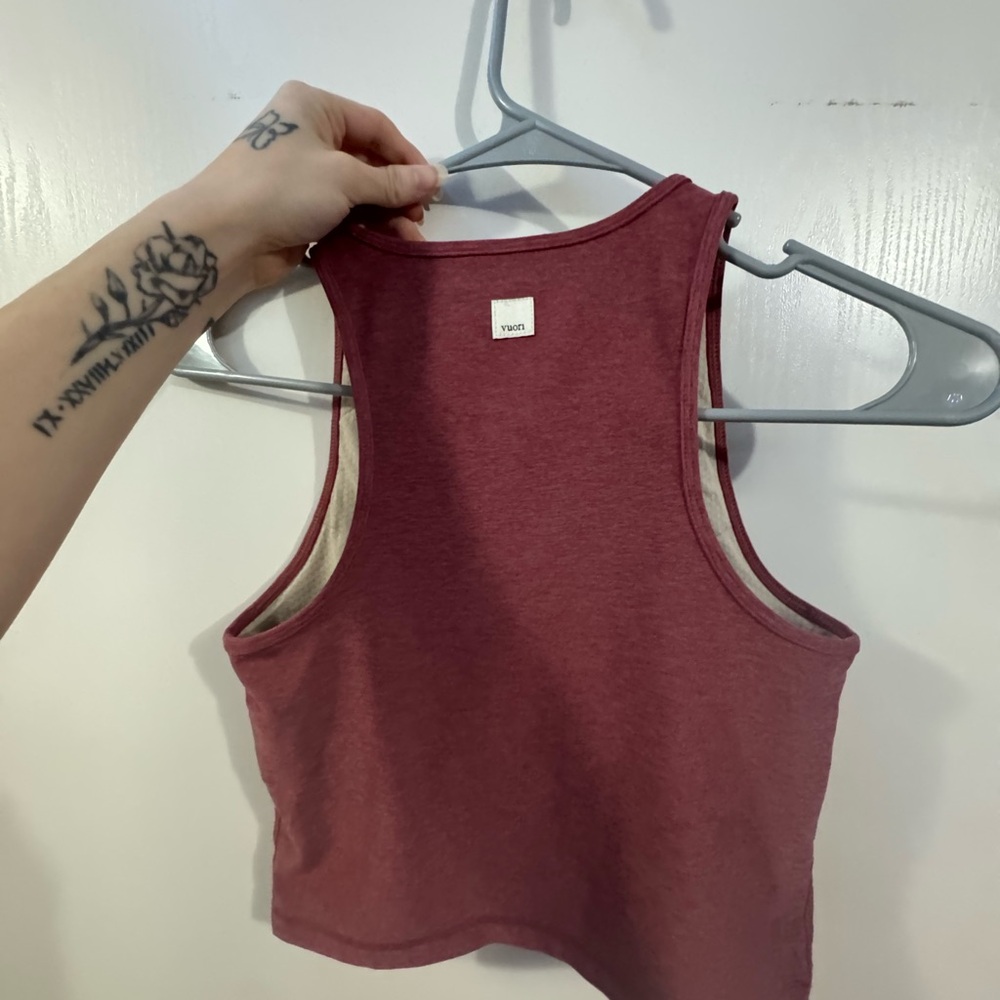 Vuori Maroon Tank Top